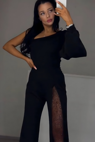 Charmaine - One-Shoulder Jumpsuit