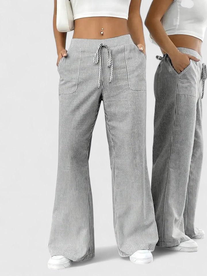 Dominique – Comfortable Wide-Leg Pants