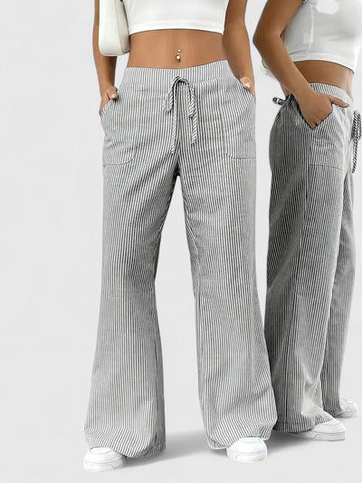 Dominique – Comfortable Wide-Leg Pants