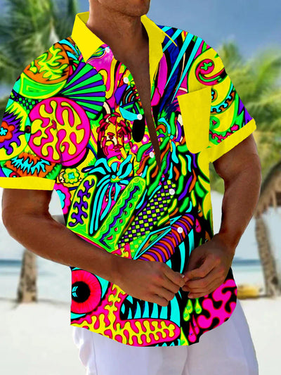 Jake - Texture Print Shirt