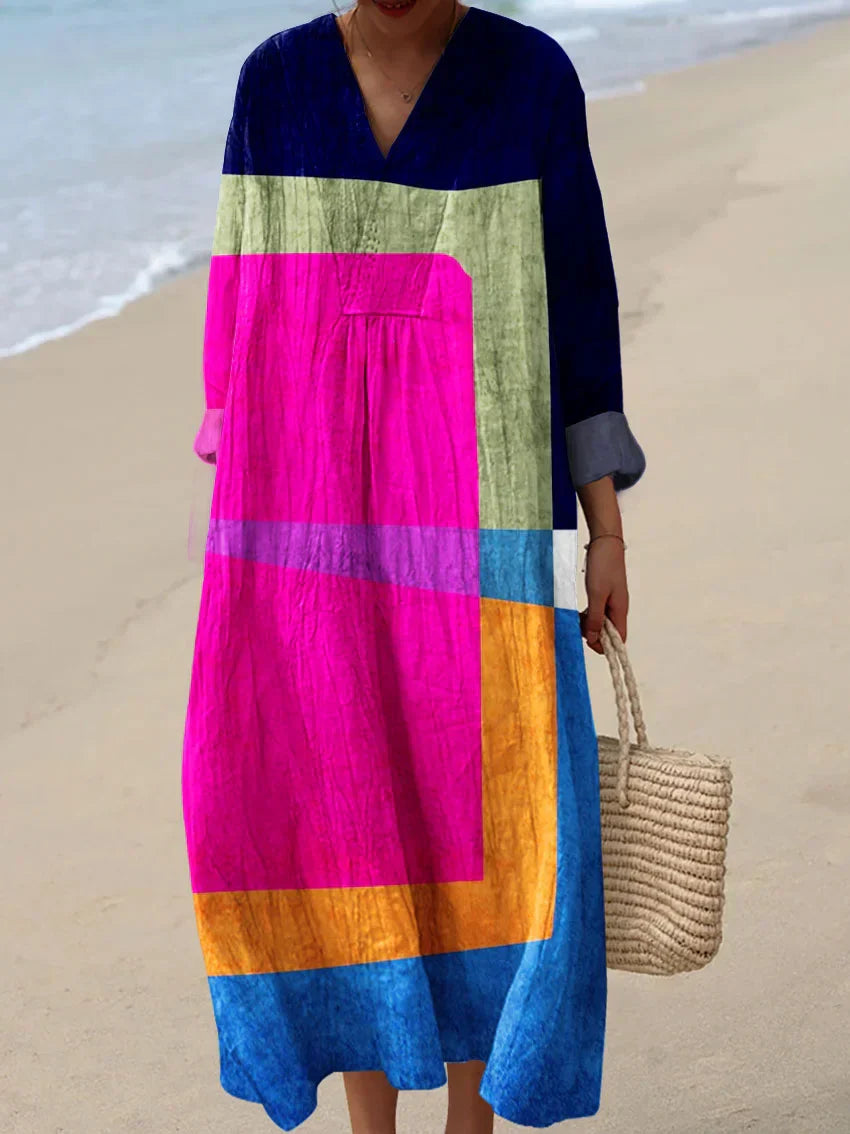 Kelly - Patterned Summer Dress 13