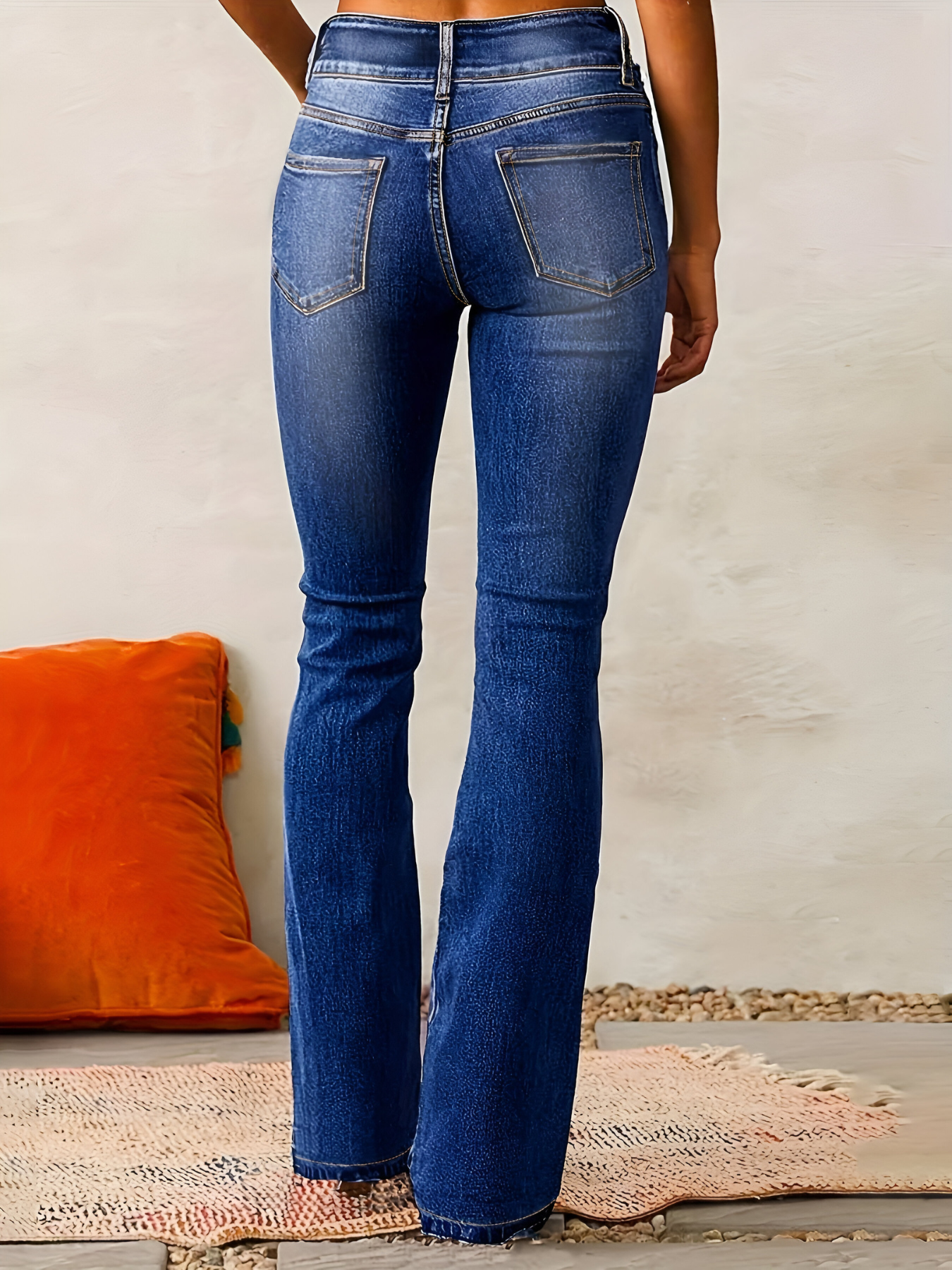 Kaya - High-Waisted Flared Jeans