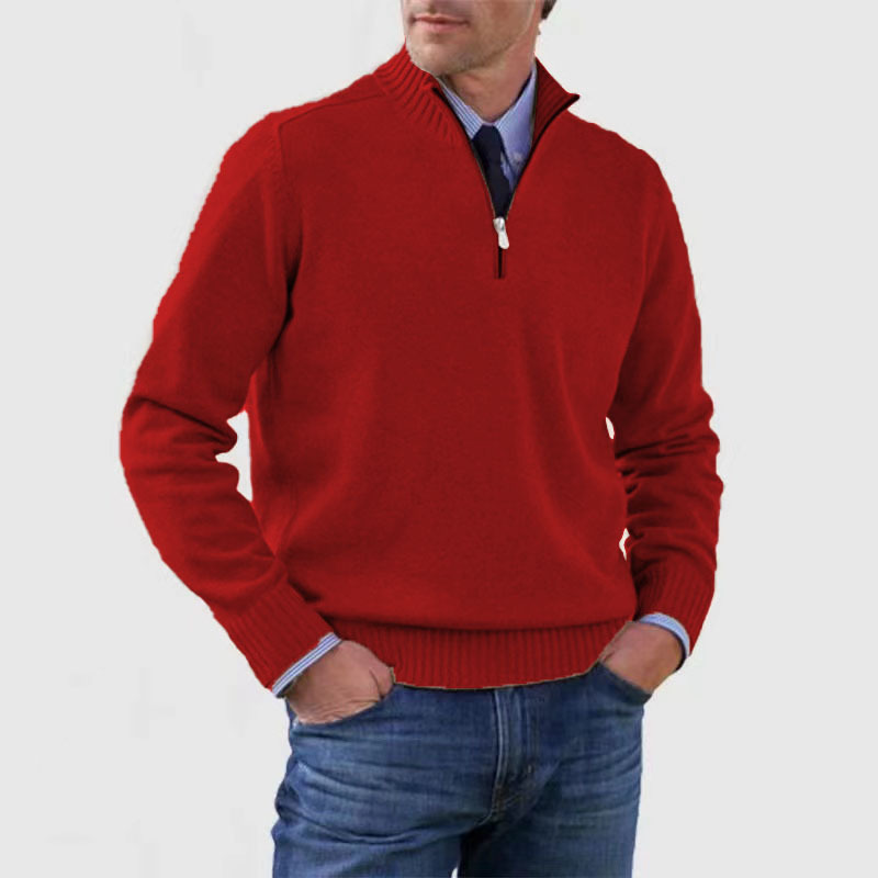 Bruce - Elegant Halfzip Sweater