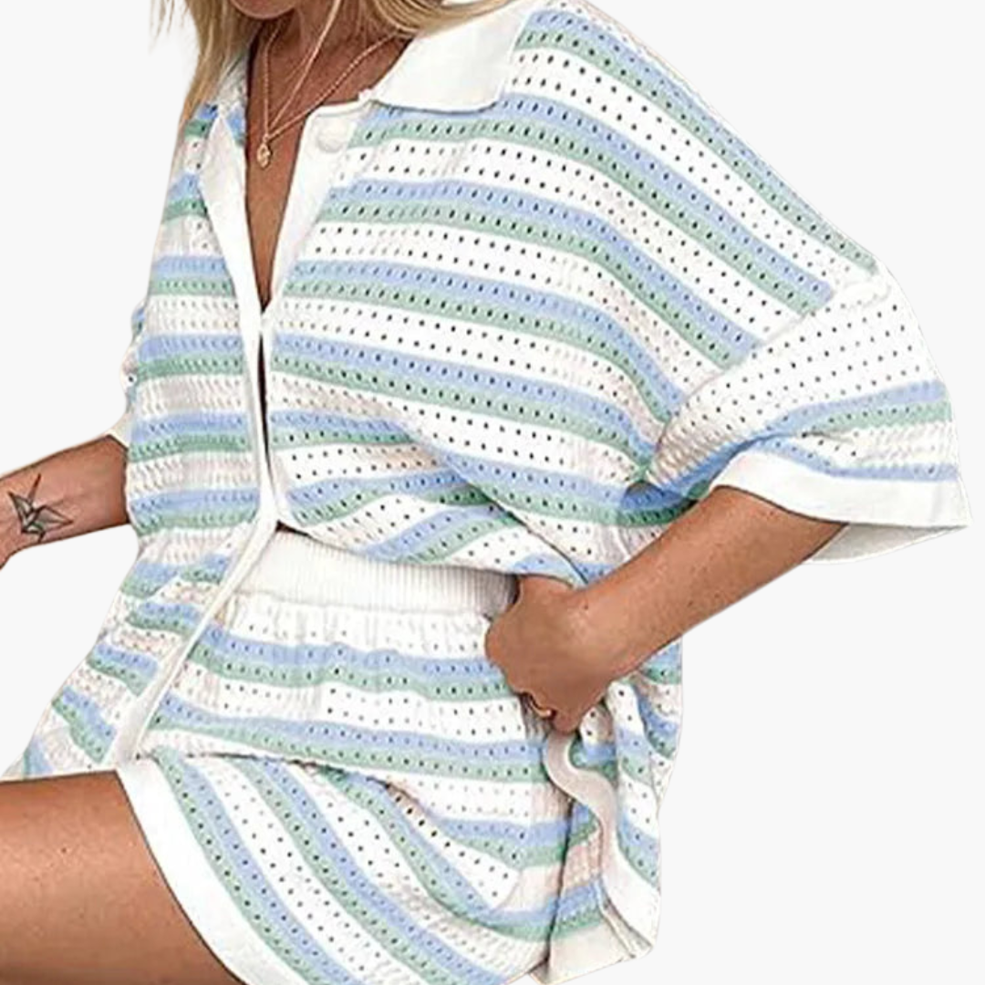 Hailey – Open-Knit Set