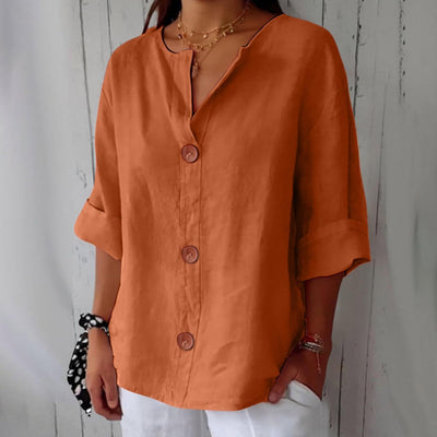Tanny - Coastal Linen Blouse