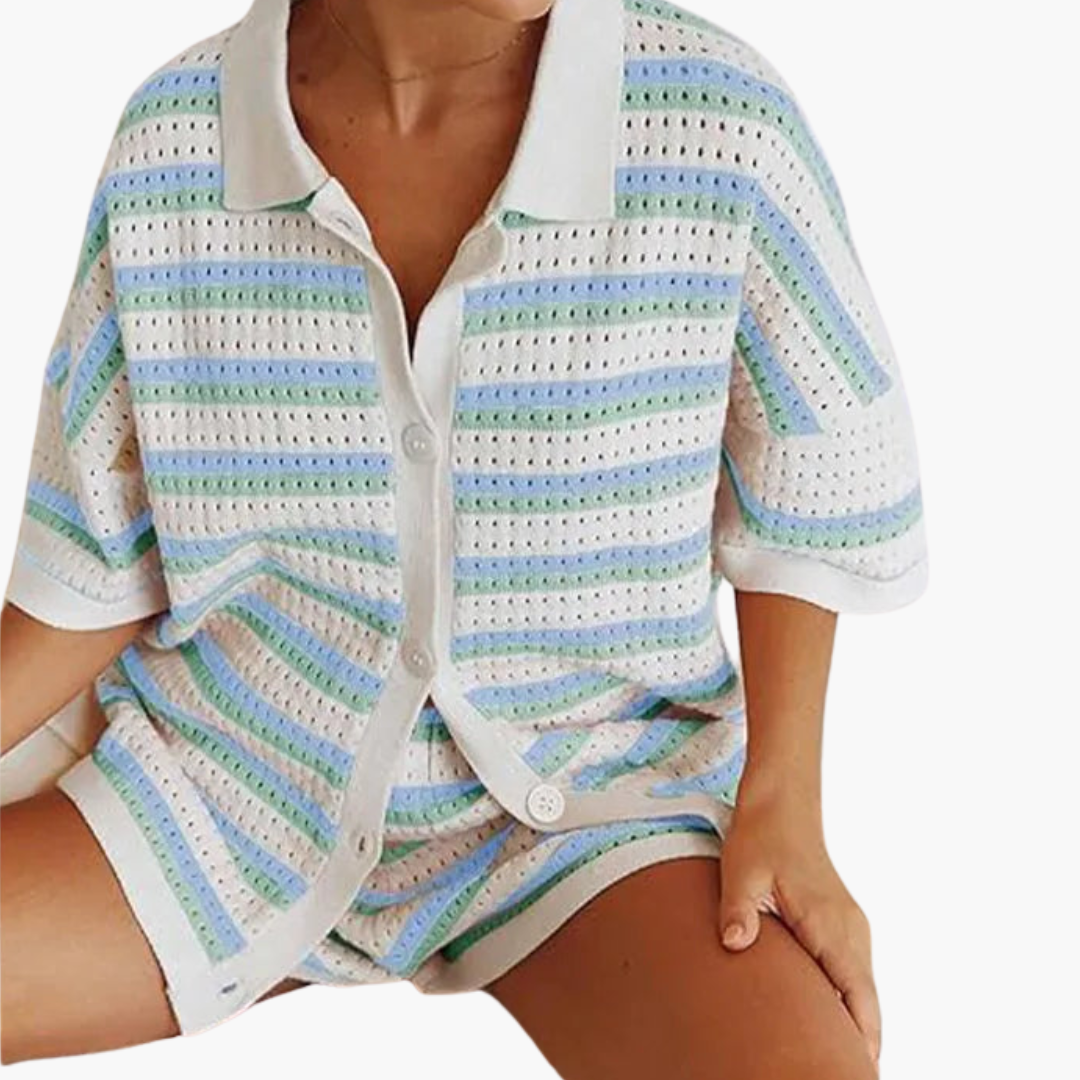 Hailey – Open-Knit Set