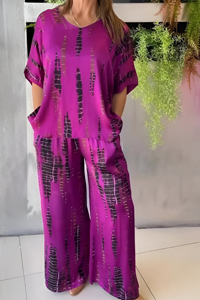 Phione - Printed Loose 2-Piece Set