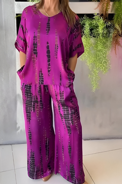 Phione - Printed Loose 2-Piece Set