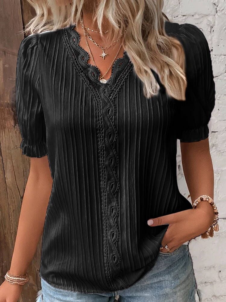 Annelie - V-Neck Blouse
