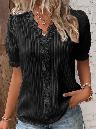 Annelie - V-Neck Blouse