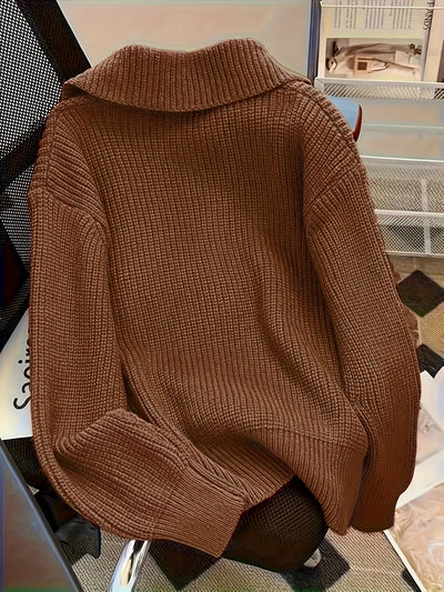 Leona - Casual Long Sleeve Sweater