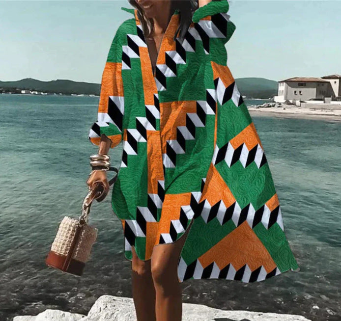 Solara – Print Shirt Dress 17