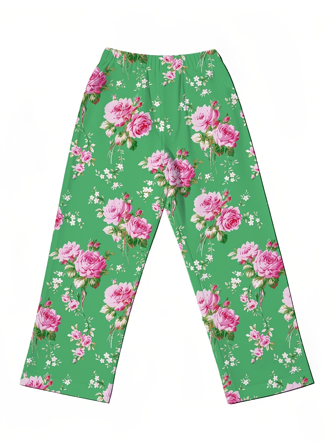 Judie – Light Floral Summer Pants