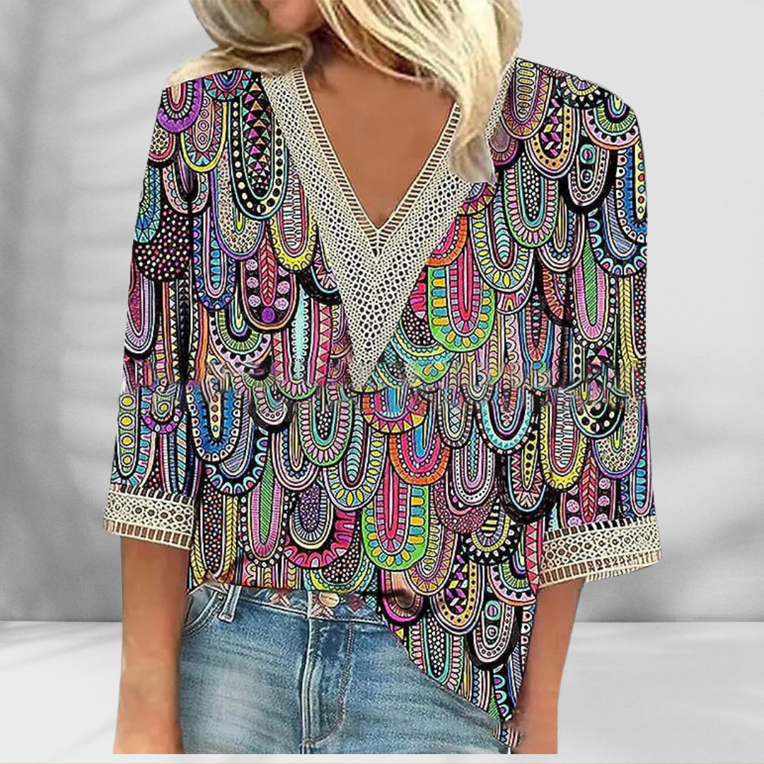 Tania – Boho Elegance Blouse