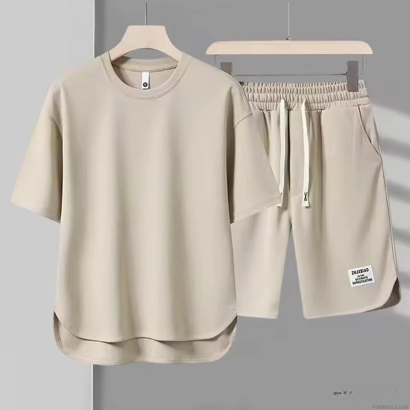 Lio - Casual Short Sleeve Two Piece Set