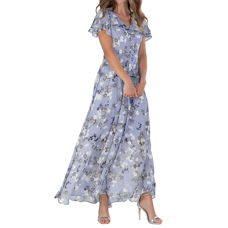 Romina - Floral V-Neck Dress 9