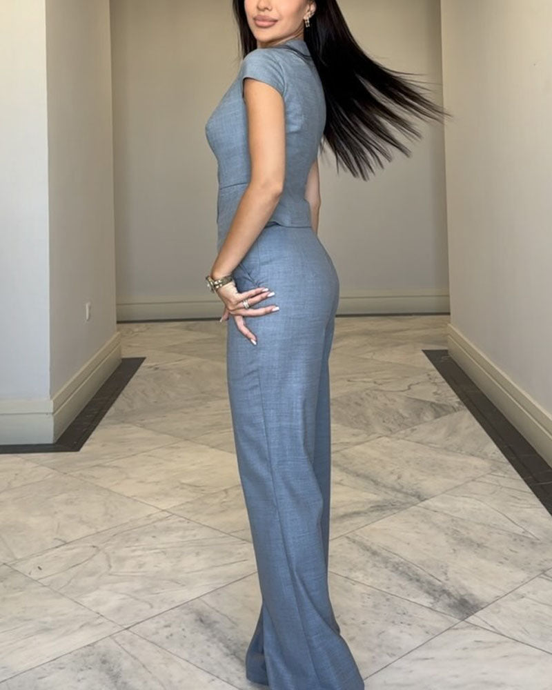 Laurita - V-Neck 2-Piece Set