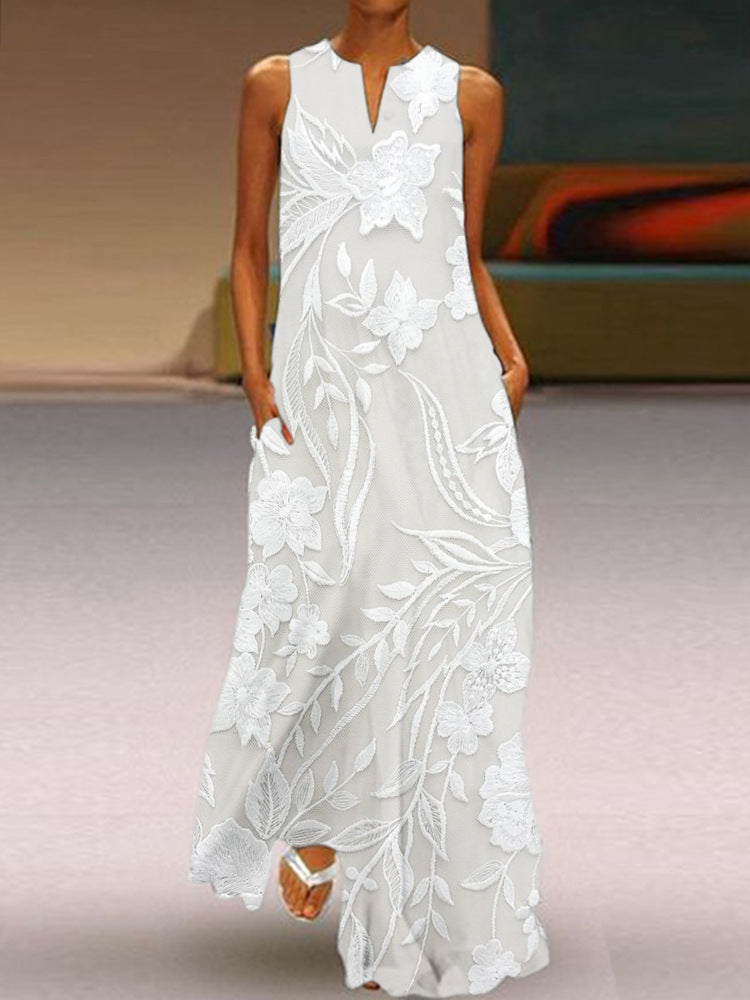 Lima - Sleeveless V-Neck Dress 2