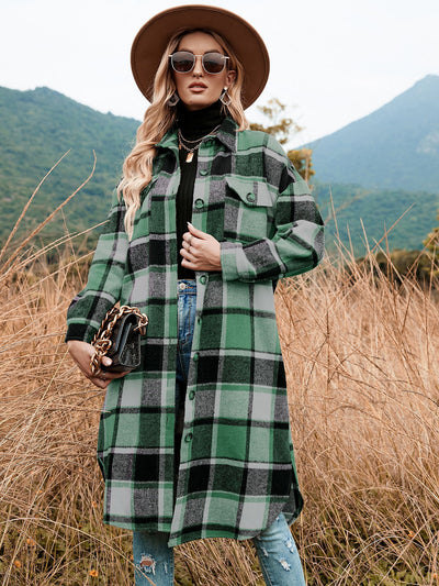 Brielle – The Plaid Statement Shacket
