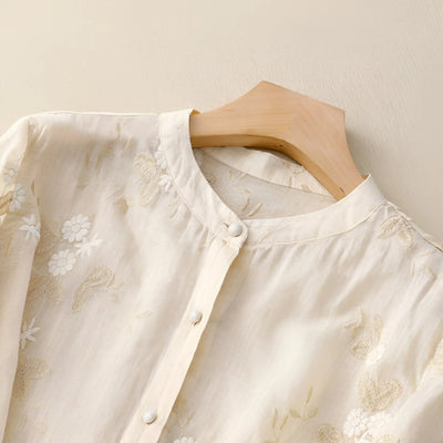 Allegra - Elegant Floral Blouse