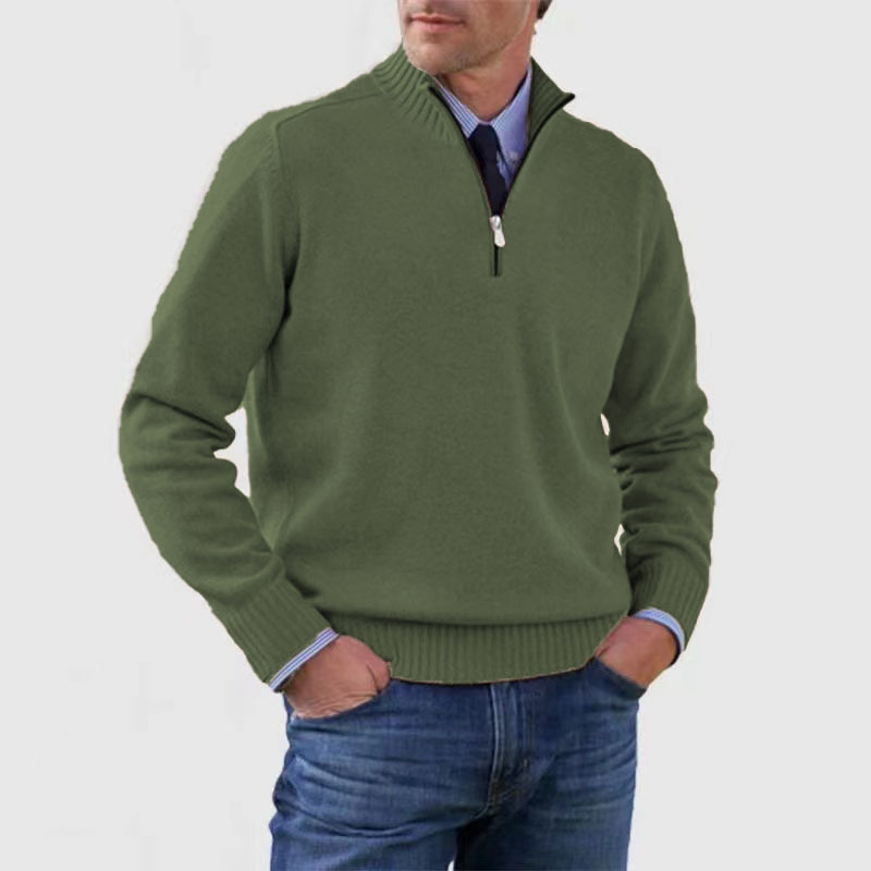 Bruce - Elegant Halfzip Sweater