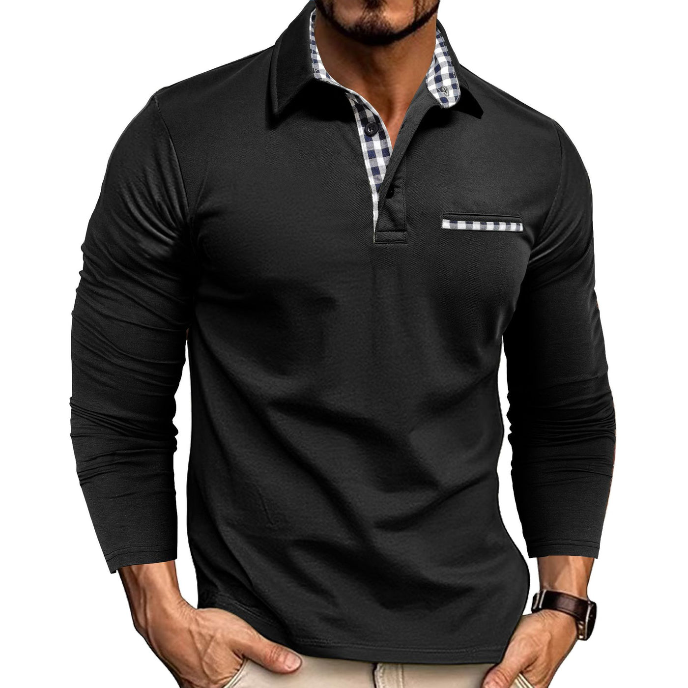 Kenswick – Long Sleeve Polo Shirt