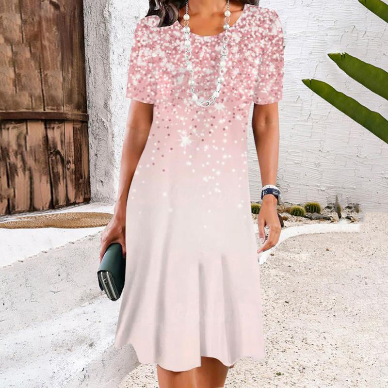 Gia - Elegant Dress with Gradient