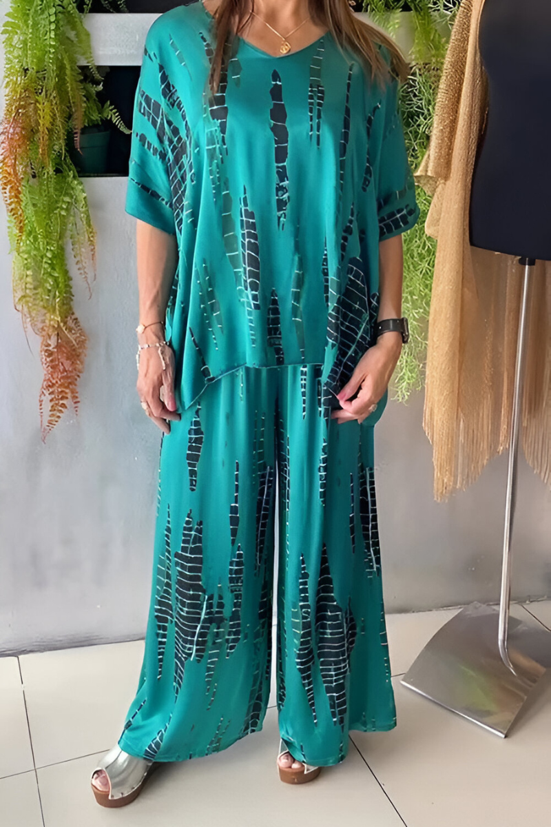 Phione - Printed Loose 2-Piece Set