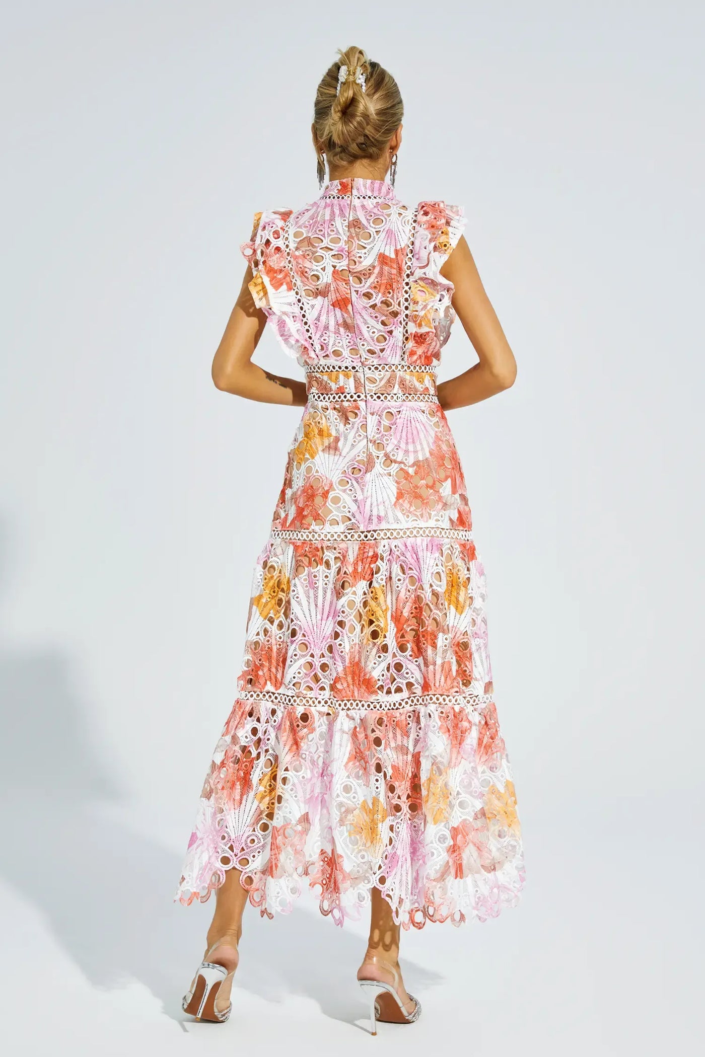 Paula - Hollow Sleeveless Midi Dress