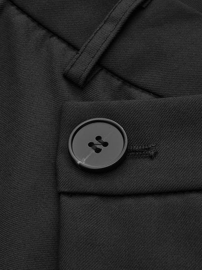 Ashley - Asymmetrical Layer Button Wide Leg Dress Pants