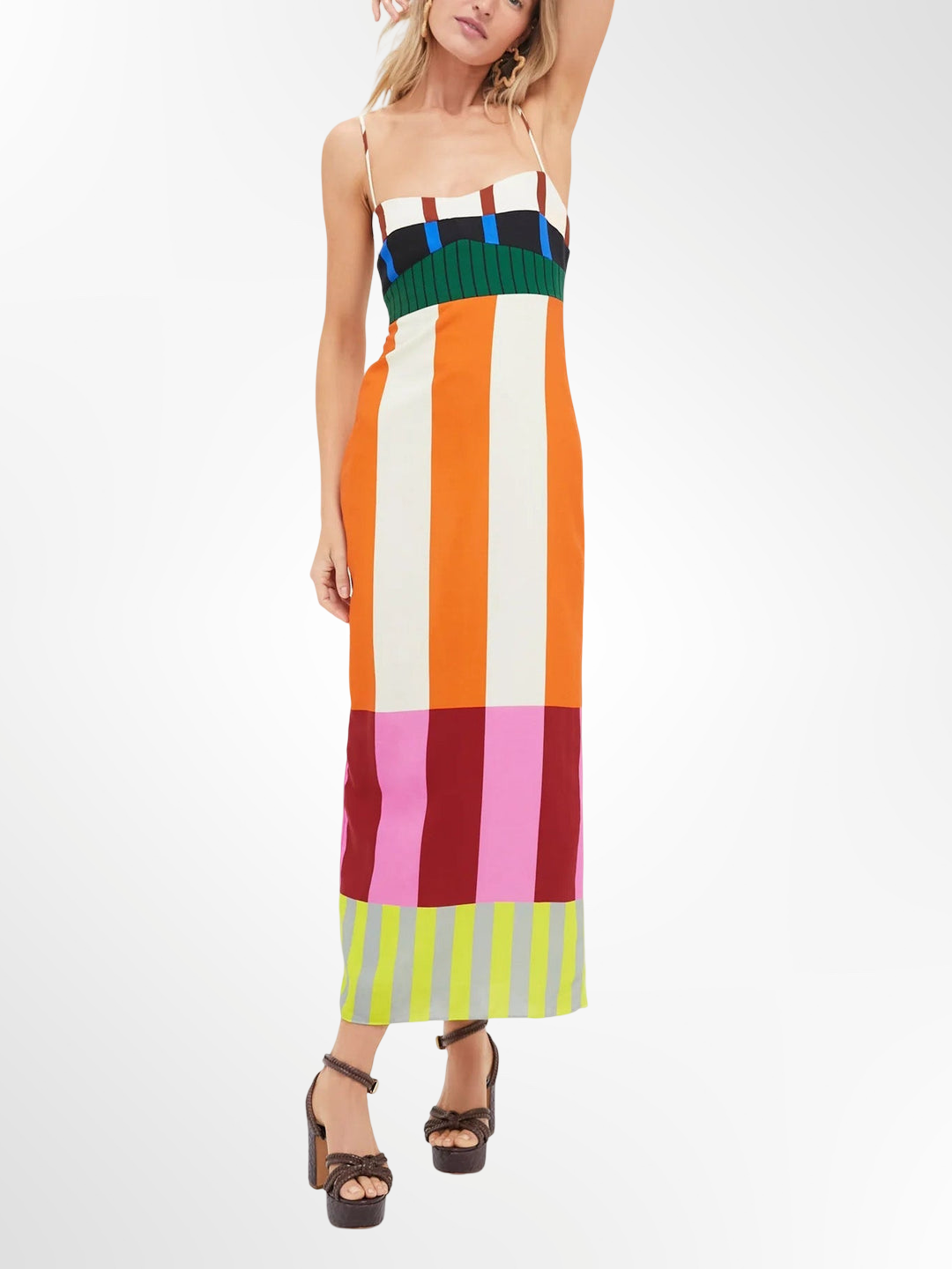 Elsa – Multicolor Maxi Dress