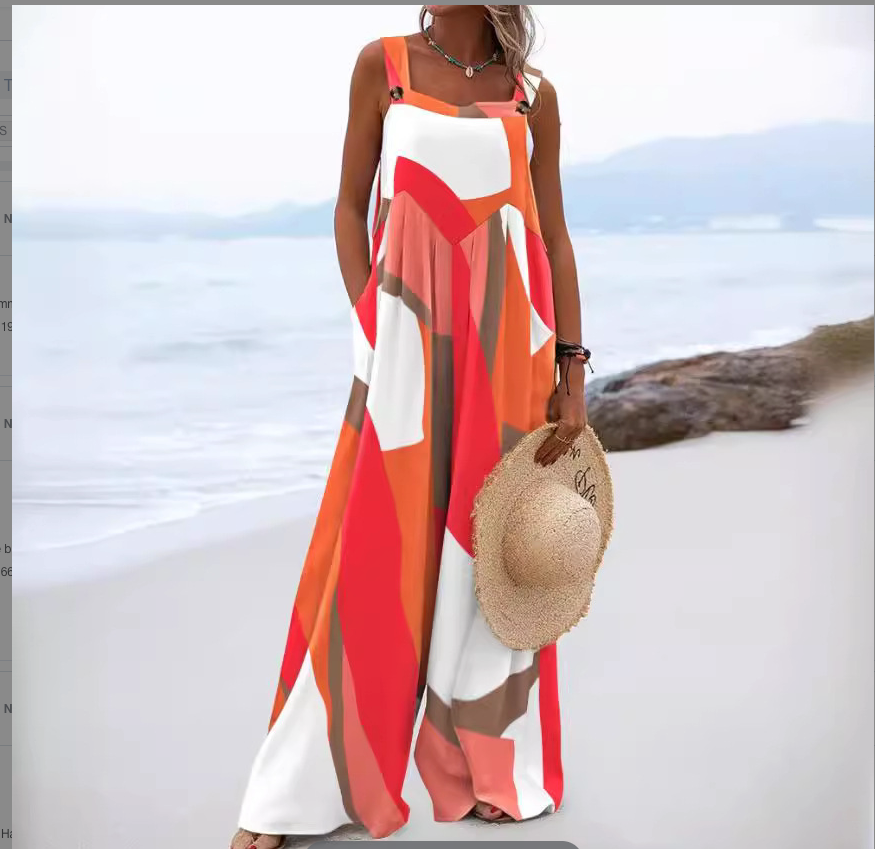 Tracy - Vintage Wide-Leg Jumpsuit