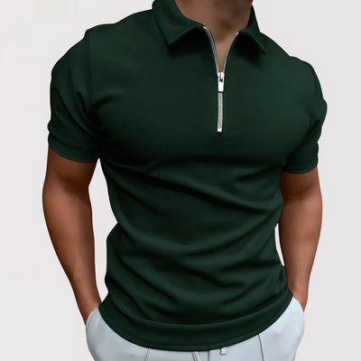 Vince – Smart Fit Zip-Collar Polo Shirt