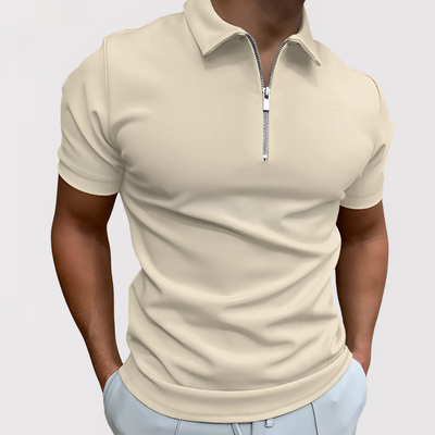 Vince – Smart Fit Zip-Collar Polo Shirt