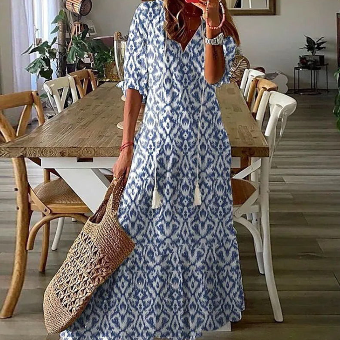 Dianna - Boho Tummy Coverage Dress