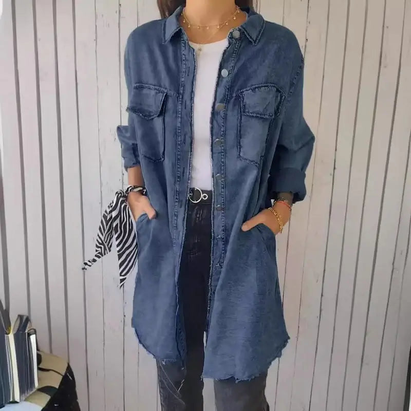 Derya - Long Denim Dress