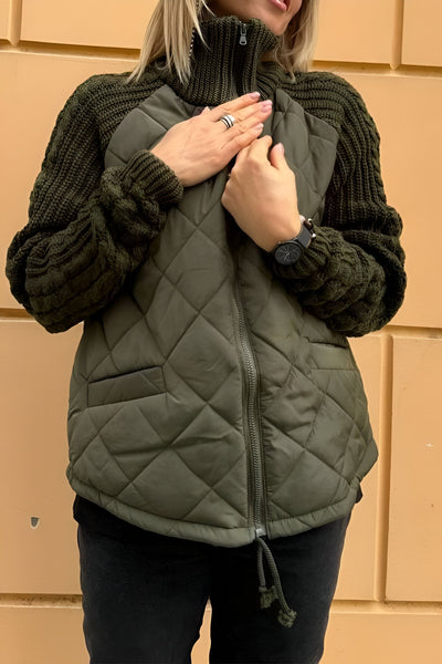 Natasha - Patchwork Coat Jacket