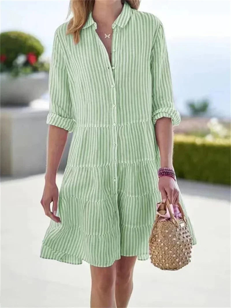 Anna – Striped Summer Dress