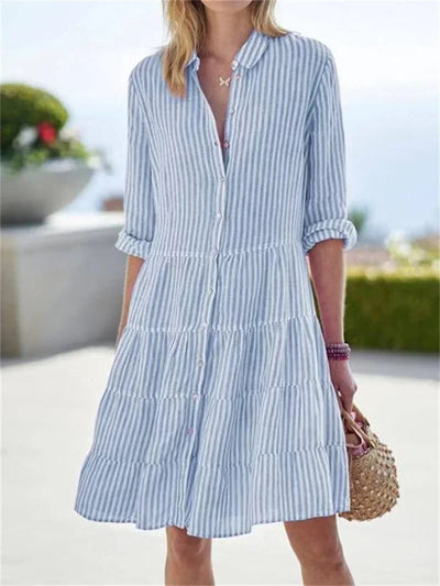 Anna – Striped Summer Dress