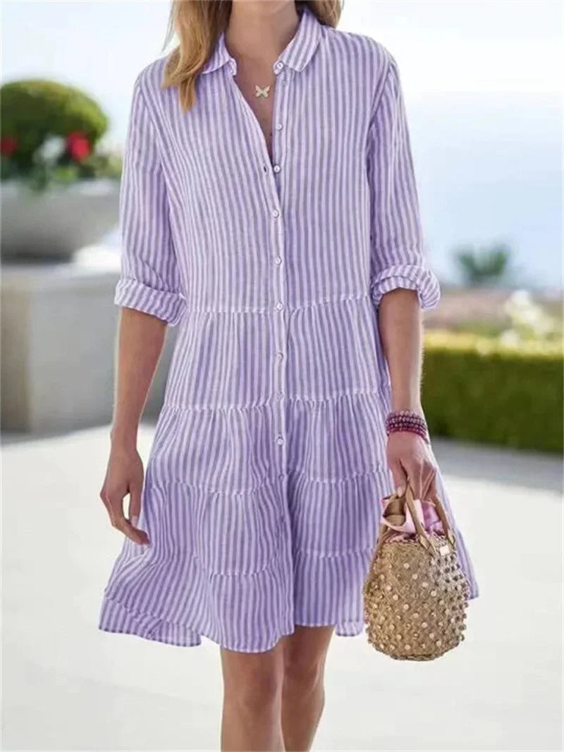 Anna – Striped Summer Dress
