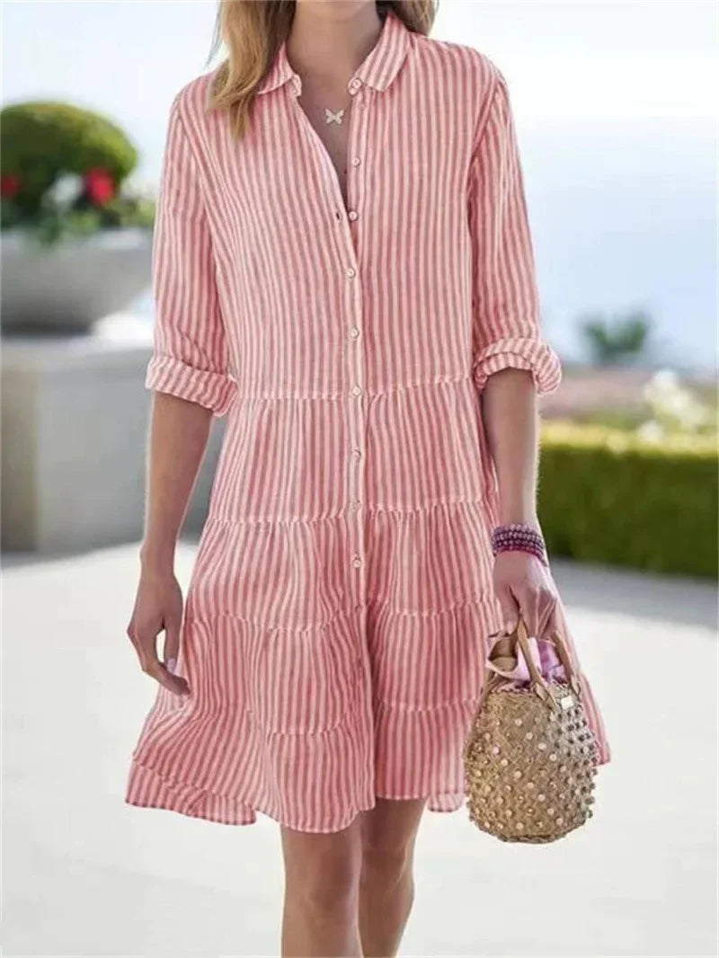 Anna – Striped Summer Dress