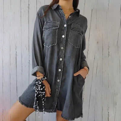 Derya - Long Denim Dress