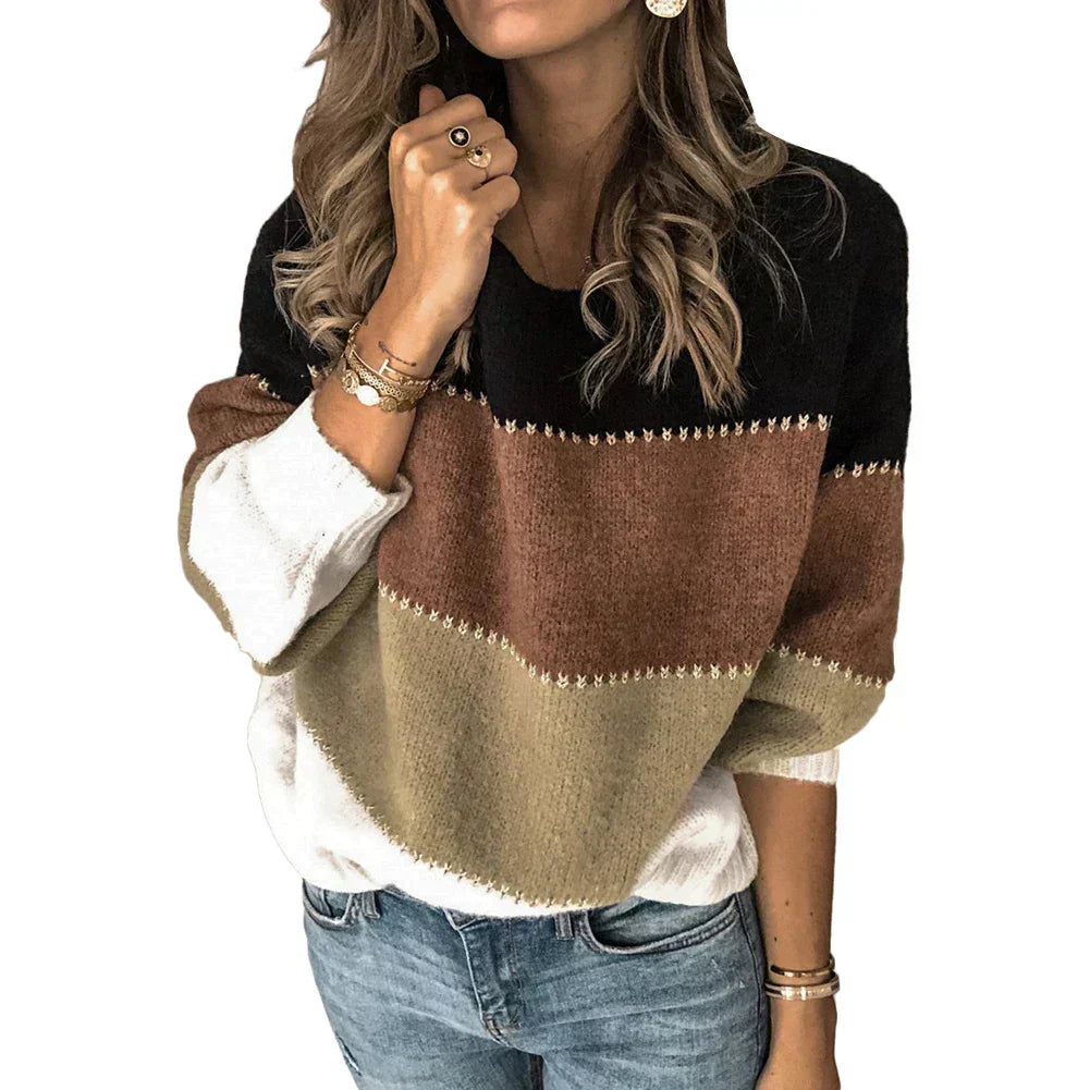 Majolie - Colourful Knit Sweater