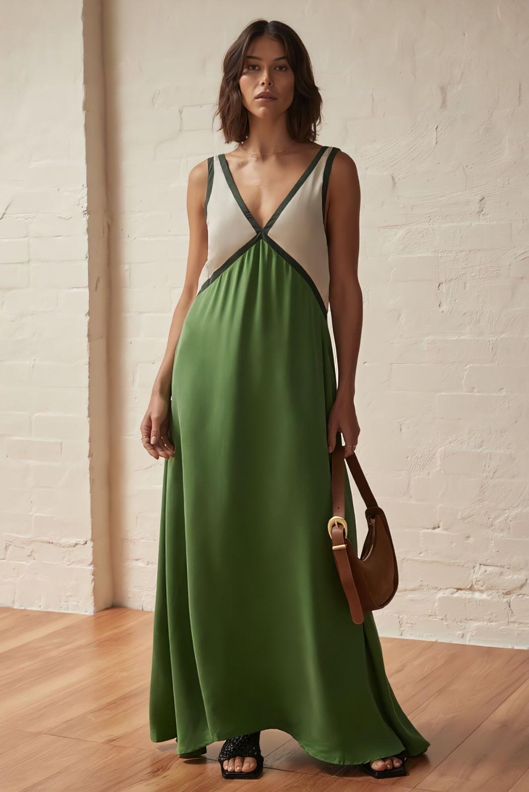 Elena – Sleeveless Midi Dress