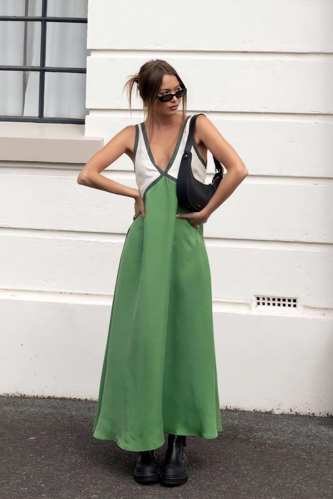 Elena – Sleeveless Midi Dress