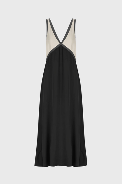 Zaynab - Elegant V-Neck Maxi Dress