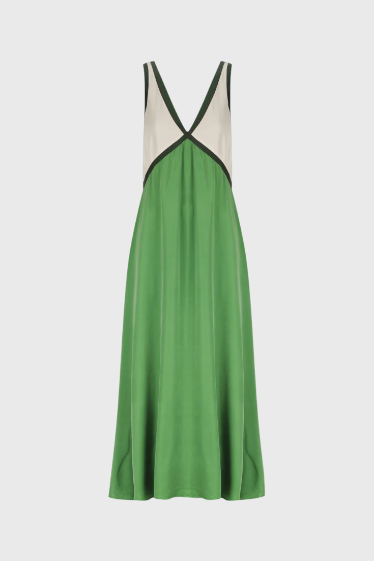 Zaynab - Elegant V-Neck Maxi Dress