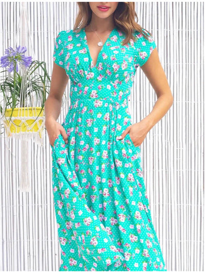 Sophie - Floral Midi Dress