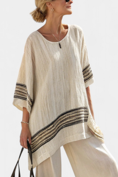 Evanthe – Mediterranean Breeze Cotton-Linen Set 7