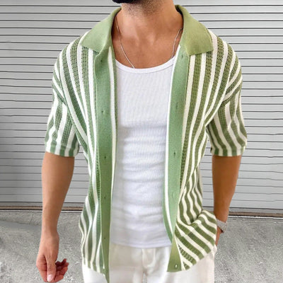 Marlon - Stripped Button-Up